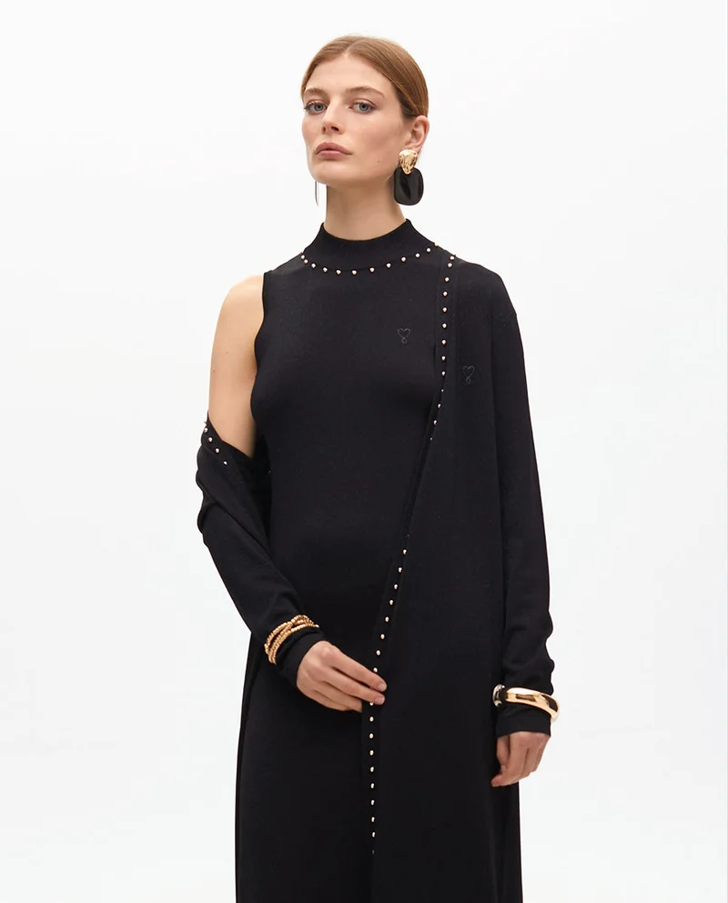 لولا كساديمونت Long Lurex Knit Cardigan